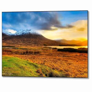 Loch Tulla Landscape - Scottish Highlands Metal Print
