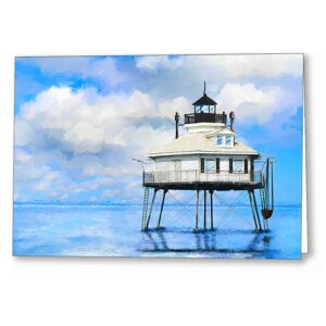 Middle Bay Lighthouse - Mobile Alabama Greeting Card