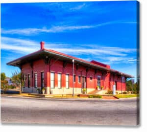 Montezuma - Central Of Georgia Depot Canvas Print