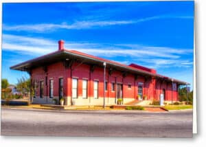 Montezuma - Central Of Georgia Depot Greeting Card