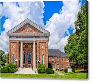 Montezuma United Methodist Church - Georgia Canvas Print