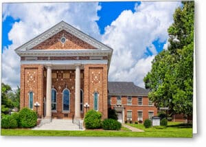 Montezuma United Methodist Church - Georgia Greeting Card