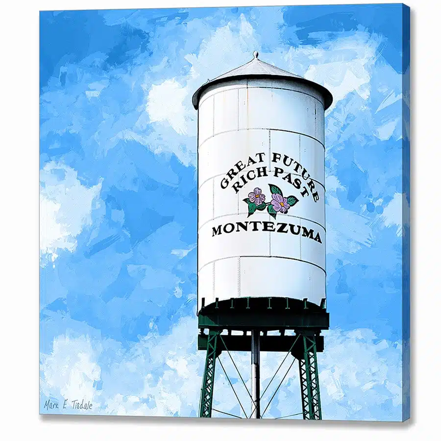 Montezuma Water Tower - Georgia Canvas Print