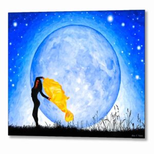 Moon Child - Spiritual Metal Print