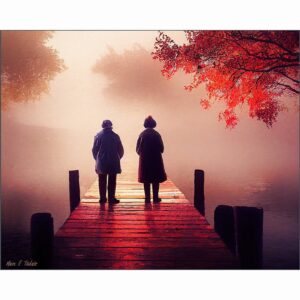 Morning Fog - Autumn Art Print