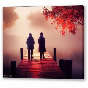 Morning Fog - Autumn Canvas Print