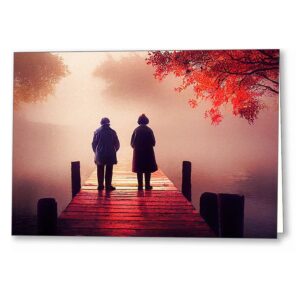 Morning Fog - Autumn Greeting Card