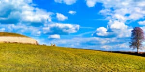 Newgrange Panorama - Megalithic Ireland Art Print