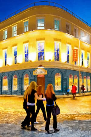 Night Out - Galway Ireland Art Print