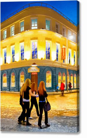 Night Out - Galway Ireland Canvas Print