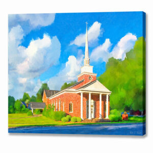 Oglethorpe Baptist Church - Macon County Georgia Canvas Print