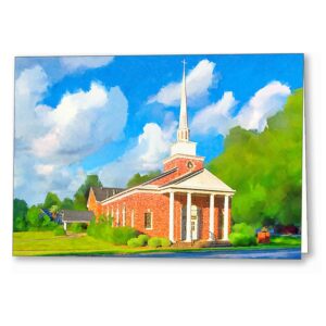 Oglethorpe Baptist Church - Macon County Georgia Greeting Card