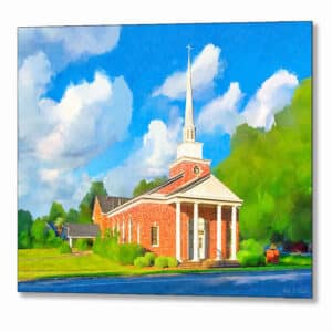 Oglethorpe Baptist Church - Macon County Georgia Metal Print