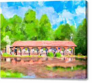 Oglethorpe Barbecue Company - Georgia Canvas Print