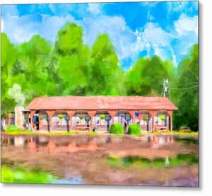 Oglethorpe Barbecue Company - Georgia Metal Print