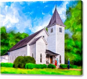 Oglethorpe United Methodist Church - Georgia Canvas Print
