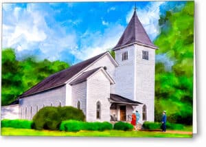 Oglethorpe United Methodist Church - Georgia Greeting Card
