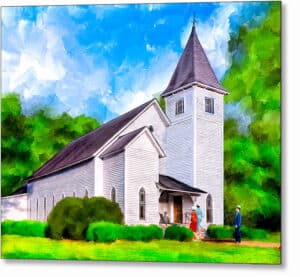 Oglethorpe United Methodist Church - Georgia Metal Print