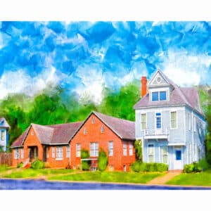 Old Macon County Clinic - Montezuma Georgia Art Print