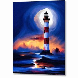 Old Sentinel - Morris Island Lighthouse Metal Print