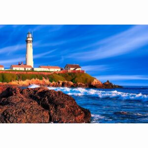 Pigeon Point Lighthouse - California Coast Art Print