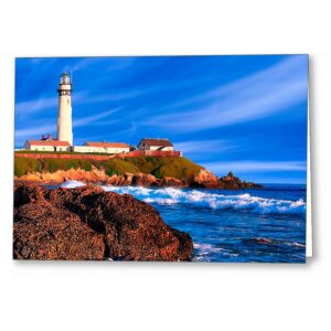 Pigeon Point Lighthouse - California Coast Greeting Card