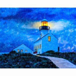 Point Loma Lighthouse - San Diego Art Print