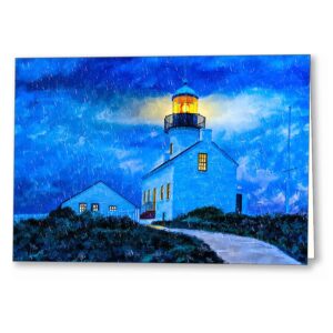 Point Loma Lighthouse - San Diego Greeting Card