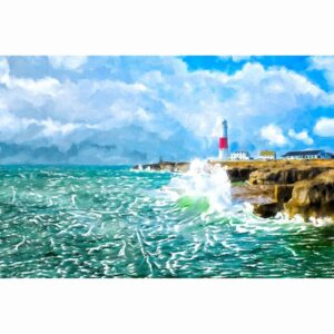 Portland Bill Lighthouse - Isle of Portland Art Print