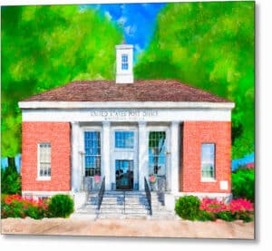 Post Office - Montezuma Georgia Metal Print