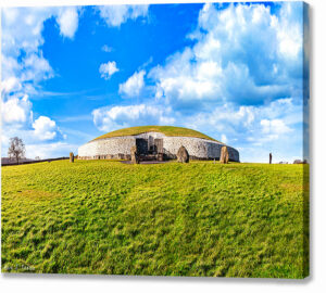 Prehistoric Ireland - Newgrange Passage Tomb Canvas Print