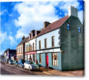 Quaint Irish Village - Dingle Ireland Canvas Print