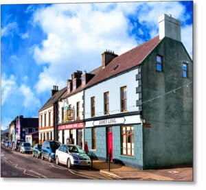 Quaint Irish Village - Dingle Ireland Metal Print