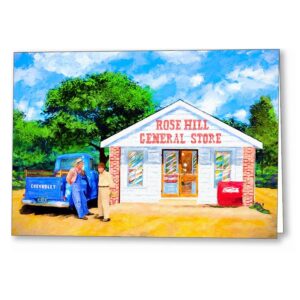 Simpler Times - Country Store Greeting Card