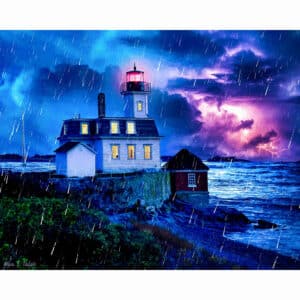 Rose Island Lighthouse - Newport Rhode Island Art Print