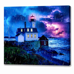 Rose Island Lighthouse - Newport Rhode Island Canvas Print