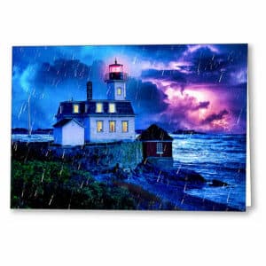 Rose Island Lighthouse - Newport Rhode Island Greeting Card