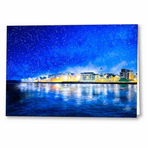 salthill-promenade-at-night-galway-greeting-card.jpg