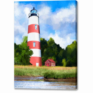 Sapelo Island Lighthouse - Georgia Coast Canvas Print