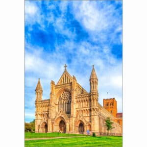 St Albans Abbey - Historic Cathedral Art Print