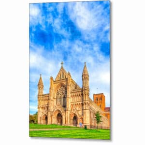 St Albans Abbey - Historic Cathedral Metal Print