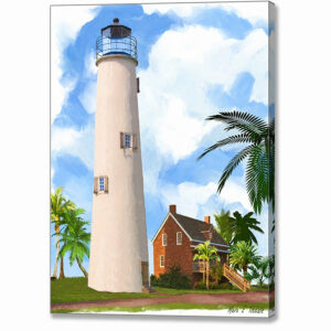 St. George Island Lighthouse - Florida Canvas Print