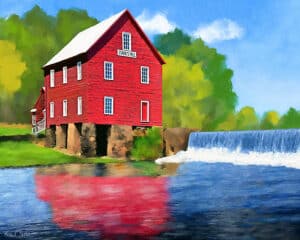 Starr's Mill - Georgia Art Print