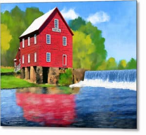 Starr's Mill - Georgia Metal Print