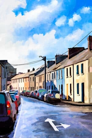 Streets of Galway - Sunny Ireland Art Print