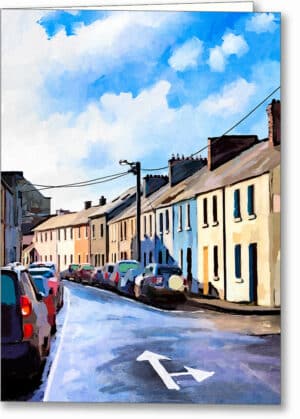 Streets of Galway - Sunny Ireland Greeting Card