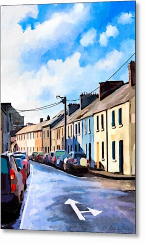 Streets of Galway - Sunny Ireland Metal Print