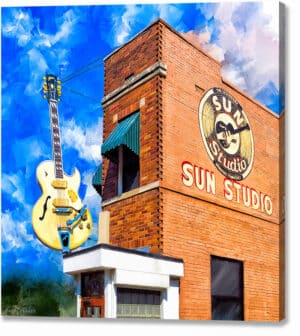 Sun Studio - Birthplace of Rock Music Canvas Print