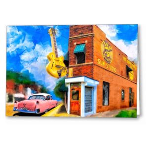 Sun Studio - Memphis Landmark Greeting Card