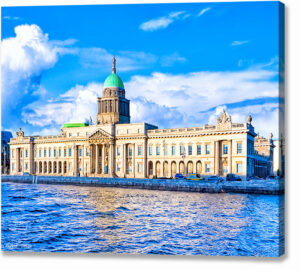 Georgian Dublin – Custom House Canvas Print